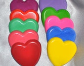 Recycled Crayons Heart Shaped / Total of 35. Il_170x135