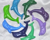 Recycled Crayons Large Dolphin Shaped Total of 8. Il_170x135