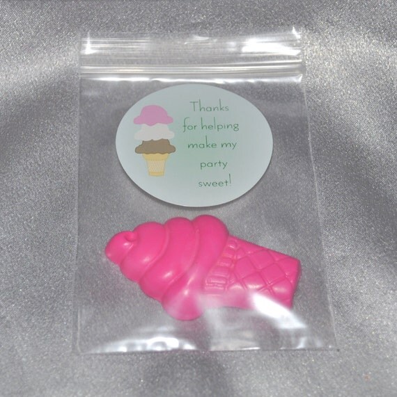 Recycled Crayons And Stickers /20 Ice Cream Cone Crayons and 20 Stickers Il_570xn