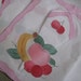 Fruit Motif Appliqued Napkin and Table Mats Set