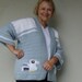 Light Blue Cardigan - Crochet Arctic Dream, M/L