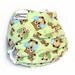 Fitted Cloth Diaper, OS, Flannel - Owls, Argyle, Green