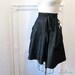 Summer Sale Xlarge only / Black denim Heartland skirt - Wrap / full skirt with pockets - last one