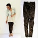 Last pair - XS / small - Chocolate brown velvet leggings / tights