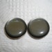 Vintage Clip Earrings Gray Costume Jewelry