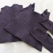 Felted Merino Wool Sweater Remnants Purple Recycled Fabric Material