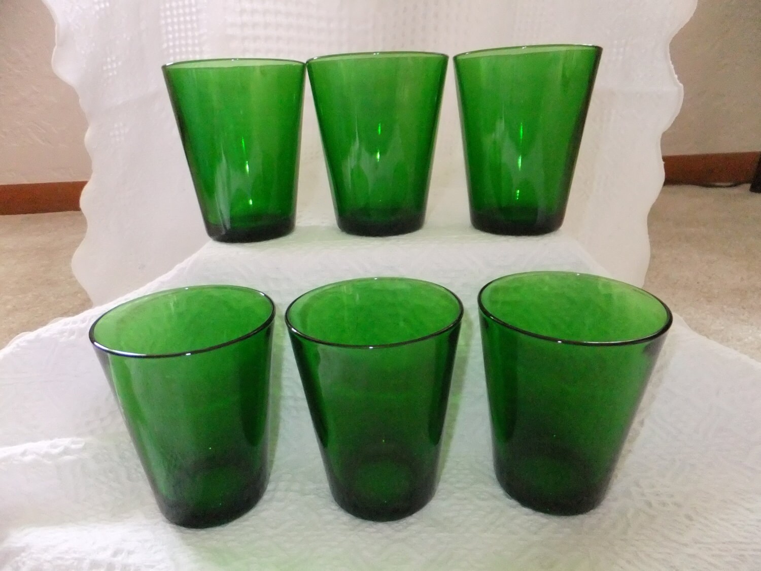 small vintage drinking glasses