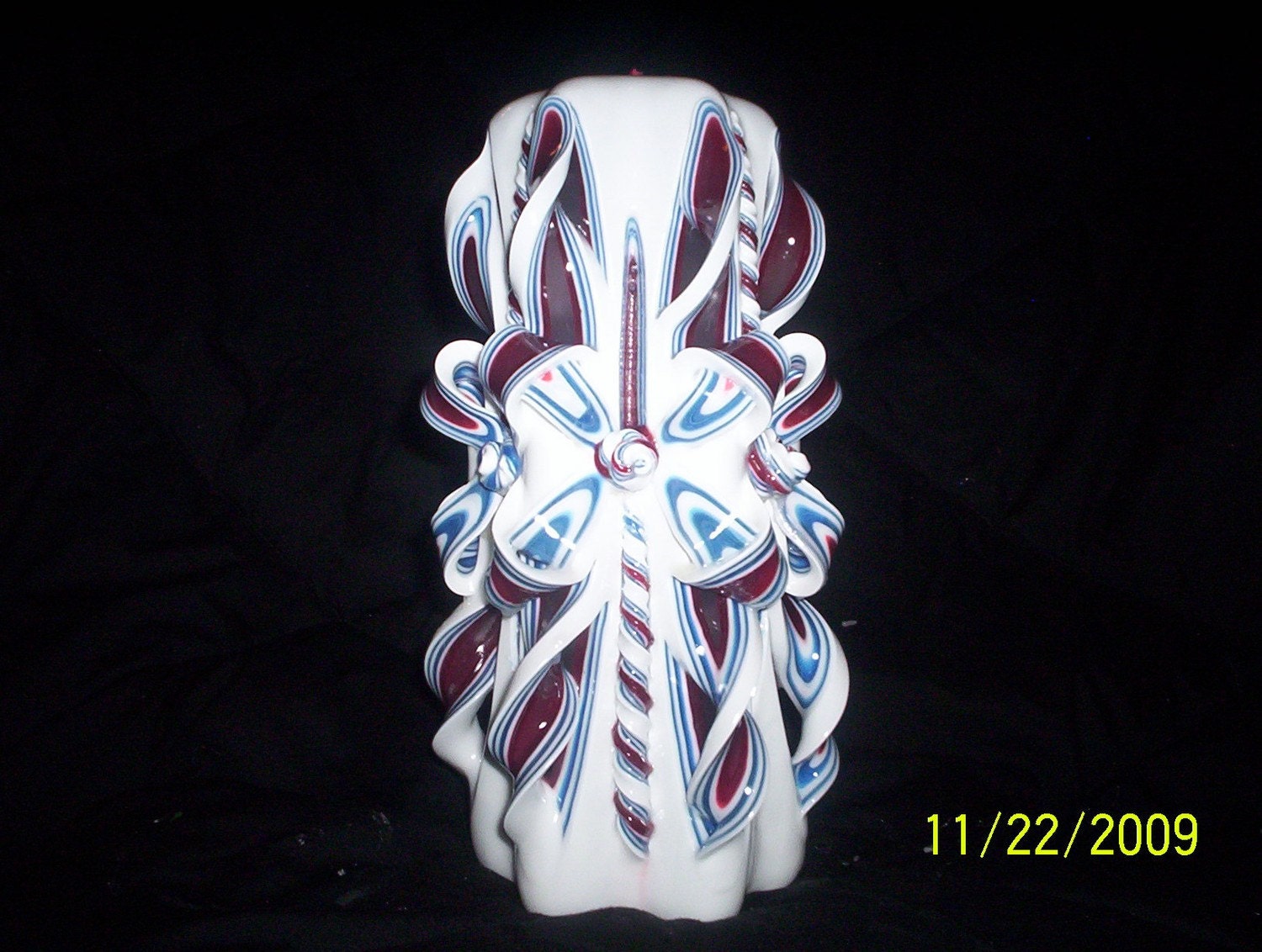 Hand dipped hand carved candles