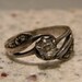 ViNTaGe STeRLiNG SILVER RING 925 MaRCaSiTeS WiTH CZ CuBiC ZiRCoNiA SiZe 7