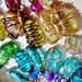 Jelly Bean Anklet or Necklace - You choose the colors - Custom Made to Order Glass Jelly Bellys by jessentials
