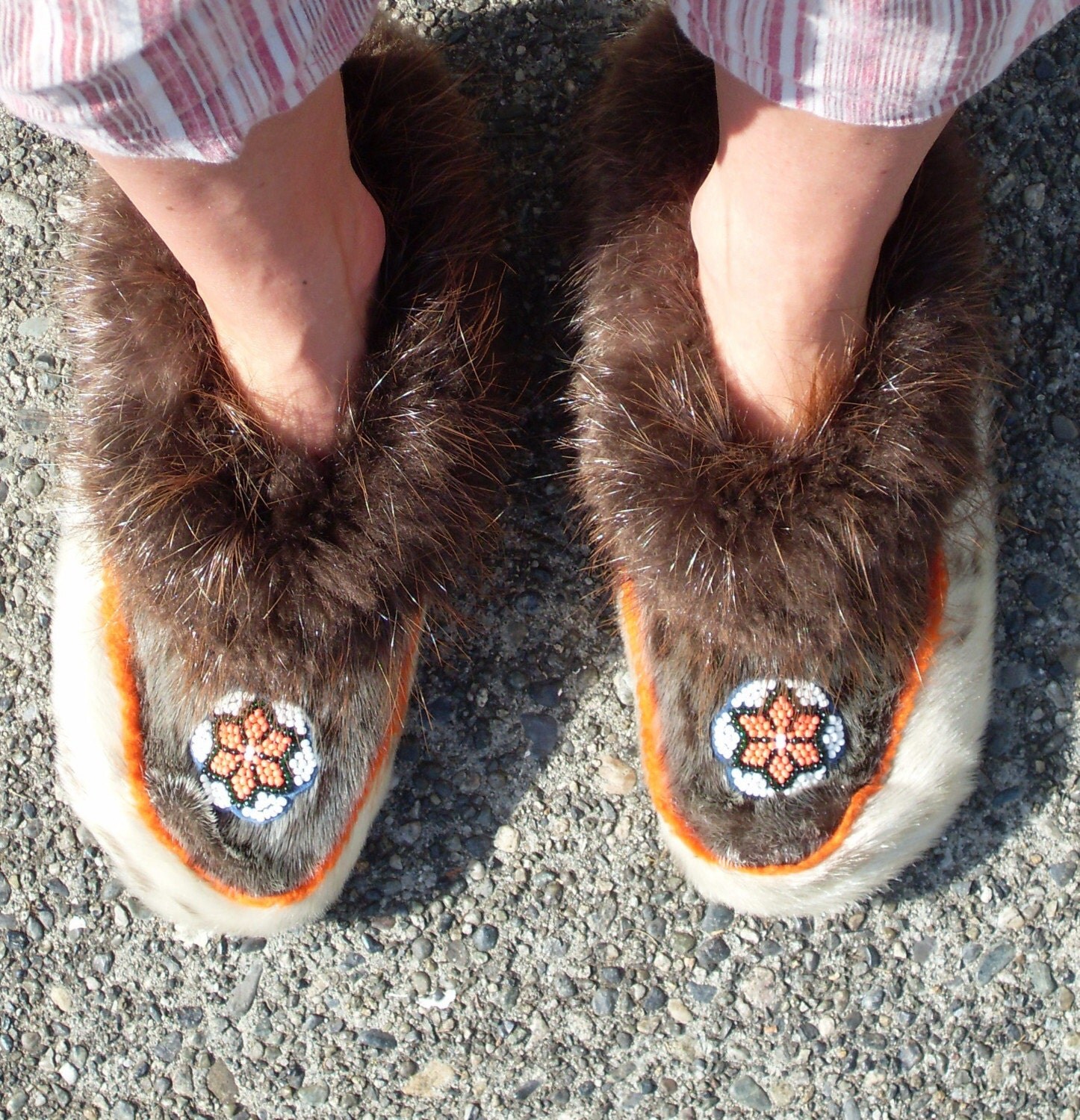 seal skin slippers
