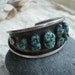 Sea Foam Turquoise and Sterling Bracelet