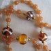 Autumn colors rosary with peach aventurine - apple cider, Needs a good home, more than 50% off