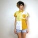 Sunny Egg Color Blocked Blouse (XS/S)