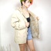 70s Khaki Faux Fur Winter Parka (M)