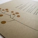Invite Sample - Circle Tree (recycled paper)
