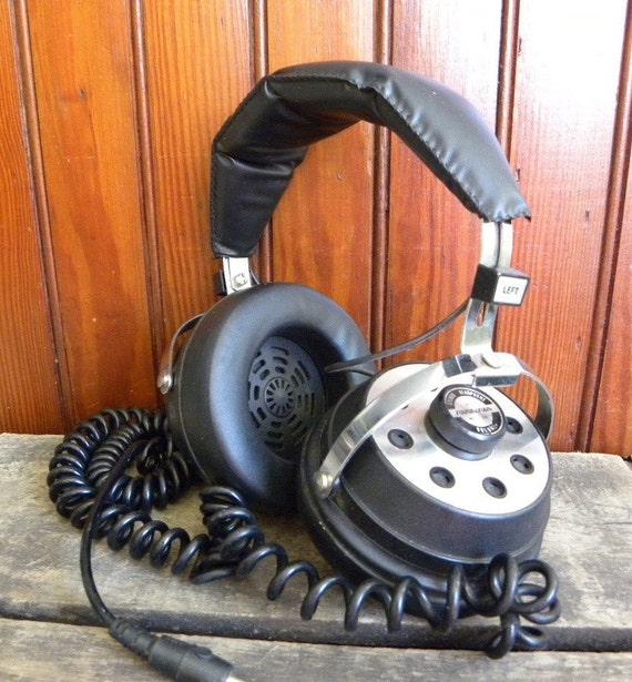 1970s Soundesign Stereo DJ Style Headphones Model 338