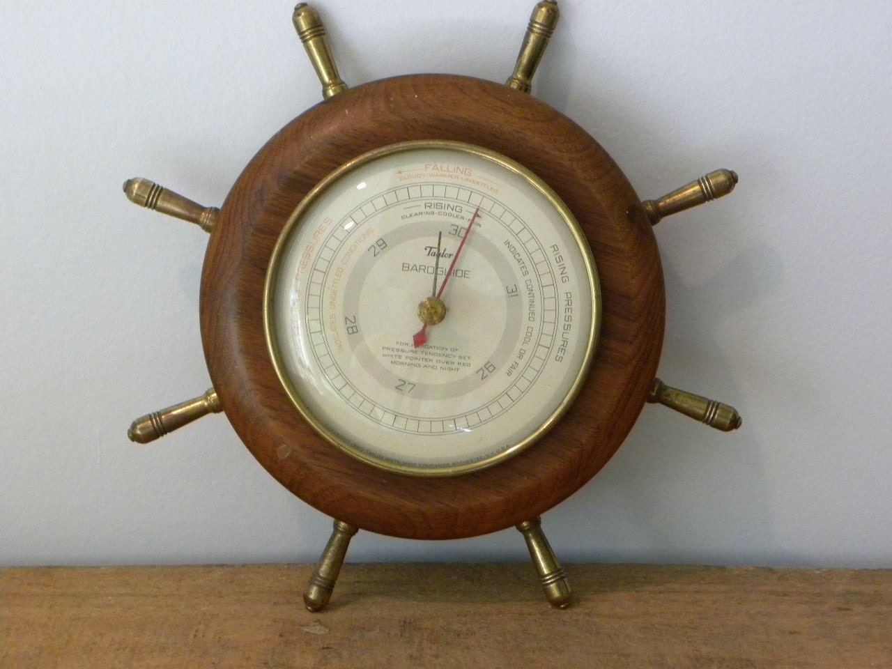Vintage Barometer 1940 Taylor Baroguide Barometer in the
