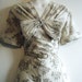 1950's dress with statement bow and matching skinny belt, size large, US dress 11 / 12