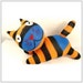 Handmade Sock Cat Kitty Stuffed Animal Doll Baby Toys