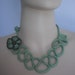 Light Green Crocheted Necklace