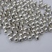 200 Spacer beads 4mm silver plated