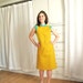 Vintage 1960's Yellow Pepperland Mod Dress