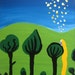Gifts for Girls - Tangled Art Work Painting - Rapunzel's Floating Lanterns - on Canvas