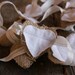 ORIGINAL Miniature Burlap and Linen Banner