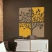 Two Color Tree Panel Decal - Vinyl Wall Sticker