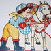 Valentine Card - Jockey and Race Horse