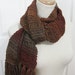 Reserved for Sue Hand Knit Scarf - Harvest Moon