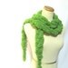 Lime Green Chain Scarf