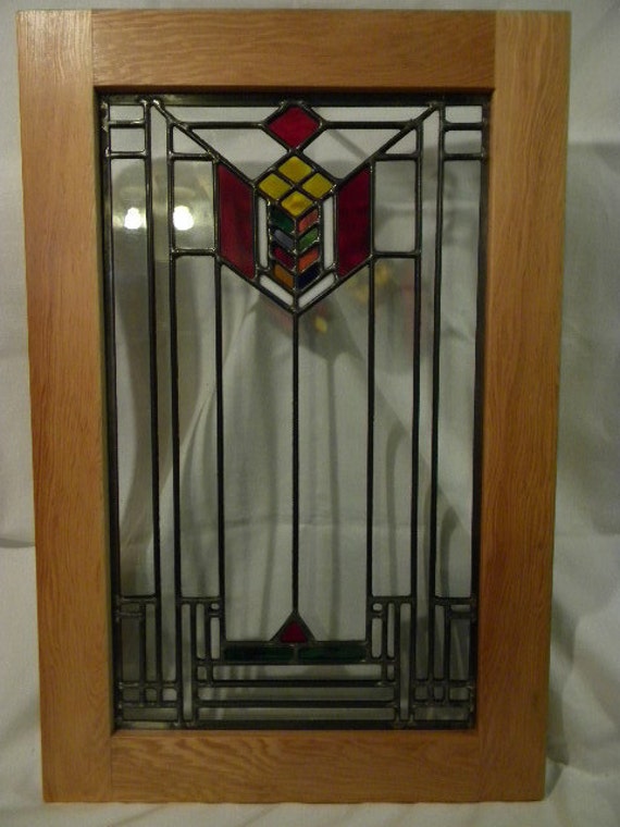 Craftsman Stained Glass Window
