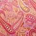 Liberty tana lawn - Hello Kitty printed in Japan - Pretty Hello Kitty paisely - Rose pink