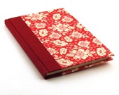 Nauli handmade Address Book red English flower