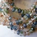50 Czech Glass Tumbled Glass Donuts