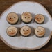 Set of 6 Hemlock Branch Tree Buttons