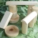 Maple Branch Baby Toddler Bark Free Building Play Set Natural Waldorf Toy