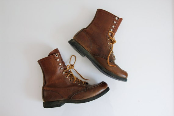 red wing ratchet lace boots