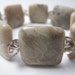FOSSILIFEROUS Gemstone Bracelet - Stretch Bracelet - Natural Gemstone - Natural Jewelry - Gemstone Jewelry - Fossil Coral Beaded Bracelet