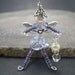 MICHAELA MagicK Good Luck Fairy Cell Phone Charm or Zipper Pull Purple/Violet/Lavender