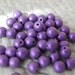 Store Wide Sale 40 Czech Purple Druk Beads 4mm Destash