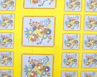 Anna Maria Horner Little Folks Voile Fabric (Not Dobby), Square Dance, CITRUS, 1.5 panels End of bolt