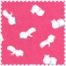 Daiwabo Japan Fabric, Hungry Hippo's in PINK, lightweight Cotton canvas, You Choose Cut