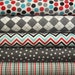 LAST ONE, Remix colors by Ann Kelle and Robert Kaufman, Remix in Celebration Fat quarter bundle, 4 total