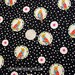 SALE.... 15% OFF Echino Fabric Fall 2011 - Cockatiel in Black by Etsuko Furuya - Half Yard