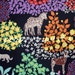 End of the bolt, Echino Fabric Fall 2011 by Etsuko Furuya, Bond Savannah in Black- 1 yd 16 inches remain