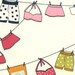 Lucy's Crab Shack by by Sweetwater for Moda Fabrics, Tops & Trunks Multi 1/2 yard total