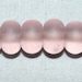 6 "Pink" Lampwork Beads Made From Sea Beach Glass San Juan Island, Wa. - Jewelry, Crafts, Art